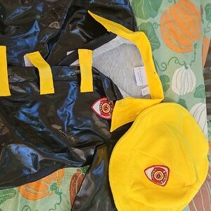 Sonoma Yellow and Black Fire Dept Raincoat